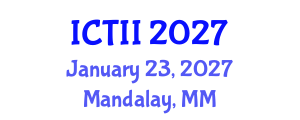 International Conference on Tumor Immunology and Immunotherapy (ICTII) January 23, 2027 - Mandalay, Myanmar International Conference on Tumor Immunology and Immunotherapy (ICTII) January 23, 2027 - Mandalay, Myanmar
