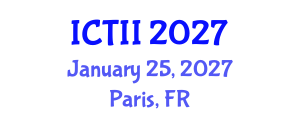 International Conference on Tumor Immunology and Immunotherapy (ICTII) January 25, 2027 - Paris, France International Conference on Tumor Immunology and Immunotherapy (ICTII) January 25, 2027 - Paris, France