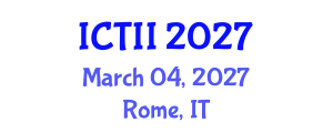 International Conference on Tumor Immunology and Immunotherapy (ICTII) March 04, 2027 - Rome, Italy International Conference on Tumor Immunology and Immunotherapy (ICTII) March 04, 2027 - Rome, Italy