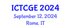 International Conference on Tunnel Construction and Geotechnical Engineering (ICTCGE) September 12, 2024 - Rome, Italy