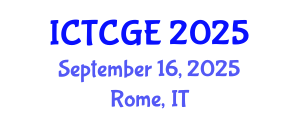 International Conference on Tunnel Construction and Geotechnical Engineering (ICTCGE) September 16, 2025 - Rome, Italy
