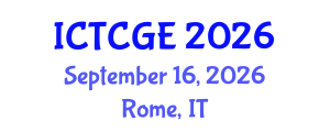 International Conference on Tunnel Construction and Geotechnical Engineering (ICTCGE) September 16, 2026 - Rome, Italy