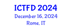 International Conference on Turbomachinery and Fluid Dynamics (ICTFD) December 16, 2024 - Rome, Italy