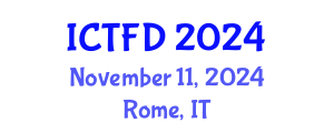 International Conference on Turbomachinery and Fluid Dynamics (ICTFD) November 11, 2024 - Rome, Italy