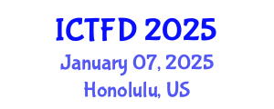 International Conference on Turbomachinery and Fluid Dynamics (ICTFD) January 07, 2025 - Honolulu, United States