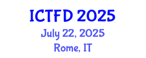 International Conference on Turbomachinery and Fluid Dynamics (ICTFD) July 22, 2025 - Rome, Italy