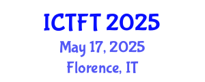 International Conference on Turbulent Flows and Turbulence (ICTFT) May 17, 2025 - Florence, Italy