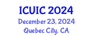 International Conference on Ubiquitous Intelligence and Computing (ICUIC) December 23, 2024 - Quebec City, Canada