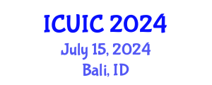 International Conference on Ubiquitous Intelligence and Computing (ICUIC) July 15, 2024 - Bali, Indonesia