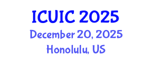 International Conference on Ubiquitous Intelligence and Computing (ICUIC) December 20, 2025 - Honolulu, United States