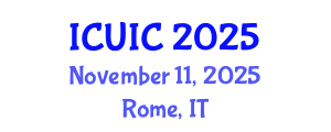International Conference on Ubiquitous Intelligence and Computing (ICUIC) November 11, 2025 - Rome, Italy