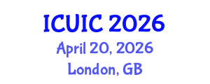 International Conference on Ubiquitous Intelligence and Computing (ICUIC) April 20, 2026 - London, United Kingdom International Conference on Ubiquitous Intelligence and Computing (ICUIC) April 20, 2026 - London, United Kingdom