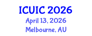 International Conference on Ubiquitous Intelligence and Computing (ICUIC) April 13, 2026 - Melbourne, Australia International Conference on Ubiquitous Intelligence and Computing (ICUIC) April 13, 2026 - Melbourne, Australia