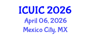 International Conference on Ubiquitous Intelligence and Computing (ICUIC) April 06, 2026 - Mexico City, Mexico International Conference on Ubiquitous Intelligence and Computing (ICUIC) April 06, 2026 - Mexico City, Mexico
