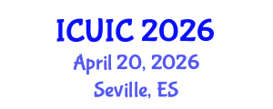 International Conference on Ubiquitous Intelligence and Computing (ICUIC) April 20, 2026 - Seville, Spain International Conference on Ubiquitous Intelligence and Computing (ICUIC) April 20, 2026 - Seville, Spain