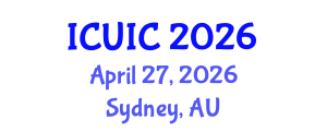 International Conference on Ubiquitous Intelligence and Computing (ICUIC) April 27, 2026 - Sydney, Australia International Conference on Ubiquitous Intelligence and Computing (ICUIC) April 27, 2026 - Sydney, Australia