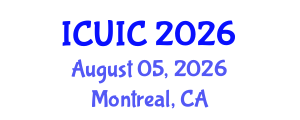 International Conference on Ubiquitous Intelligence and Computing (ICUIC) August 05, 2026 - Montreal, Canada International Conference on Ubiquitous Intelligence and Computing (ICUIC) August 05, 2026 - Montreal, Canada