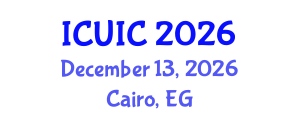 International Conference on Ubiquitous Intelligence and Computing (ICUIC) December 13, 2026 - Cairo, Egypt International Conference on Ubiquitous Intelligence and Computing (ICUIC) December 13, 2026 - Cairo, Egypt