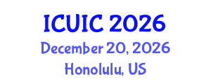 International Conference on Ubiquitous Intelligence and Computing (ICUIC) December 20, 2026 - Honolulu, United States