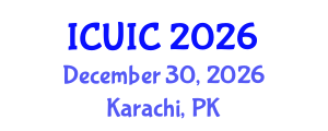 International Conference on Ubiquitous Intelligence and Computing (ICUIC) December 30, 2026 - Karachi, Pakistan International Conference on Ubiquitous Intelligence and Computing (ICUIC) December 30, 2026 - Karachi, Pakistan