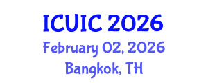 International Conference on Ubiquitous Intelligence and Computing (ICUIC) February 02, 2026 - Bangkok, Thailand International Conference on Ubiquitous Intelligence and Computing (ICUIC) February 02, 2026 - Bangkok, Thailand