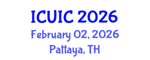 International Conference on Ubiquitous Intelligence and Computing (ICUIC) February 02, 2026 - Pattaya, Thailand International Conference on Ubiquitous Intelligence and Computing (ICUIC) February 02, 2026 - Pattaya, Thailand