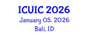 International Conference on Ubiquitous Intelligence and Computing (ICUIC) January 05, 2026 - Bali, Indonesia International Conference on Ubiquitous Intelligence and Computing (ICUIC) January 05, 2026 - Bali, Indonesia