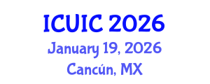 International Conference on Ubiquitous Intelligence and Computing (ICUIC) January 19, 2026 - Cancún, Mexico International Conference on Ubiquitous Intelligence and Computing (ICUIC) January 19, 2026 - Cancún, Mexico