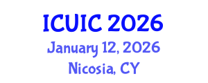 International Conference on Ubiquitous Intelligence and Computing (ICUIC) January 12, 2026 - Nicosia, Cyprus International Conference on Ubiquitous Intelligence and Computing (ICUIC) January 12, 2026 - Nicosia, Cyprus