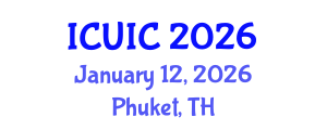 International Conference on Ubiquitous Intelligence and Computing (ICUIC) January 12, 2026 - Phuket, Thailand International Conference on Ubiquitous Intelligence and Computing (ICUIC) January 12, 2026 - Phuket, Thailand