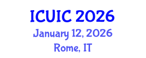 International Conference on Ubiquitous Intelligence and Computing (ICUIC) January 12, 2026 - Rome, Italy
