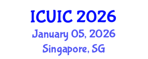 International Conference on Ubiquitous Intelligence and Computing (ICUIC) January 05, 2026 - Singapore, Singapore International Conference on Ubiquitous Intelligence and Computing (ICUIC) January 05, 2026 - Singapore, Singapore