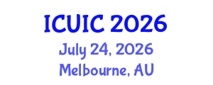 International Conference on Ubiquitous Intelligence and Computing (ICUIC) July 24, 2026 - Melbourne, Australia International Conference on Ubiquitous Intelligence and Computing (ICUIC) July 24, 2026 - Melbourne, Australia