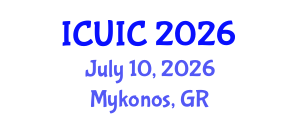 International Conference on Ubiquitous Intelligence and Computing (ICUIC) July 10, 2026 - Mykonos, Greece International Conference on Ubiquitous Intelligence and Computing (ICUIC) July 10, 2026 - Mykonos, Greece
