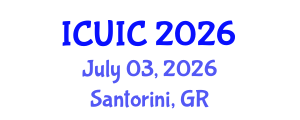 International Conference on Ubiquitous Intelligence and Computing (ICUIC) July 03, 2026 - Santorini, Greece International Conference on Ubiquitous Intelligence and Computing (ICUIC) July 03, 2026 - Santorini, Greece