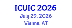 International Conference on Ubiquitous Intelligence and Computing (ICUIC) July 29, 2026 - Vienna, Austria International Conference on Ubiquitous Intelligence and Computing (ICUIC) July 29, 2026 - Vienna, Austria
