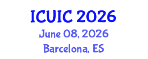 International Conference on Ubiquitous Intelligence and Computing (ICUIC) June 08, 2026 - Barcelona, Spain International Conference on Ubiquitous Intelligence and Computing (ICUIC) June 08, 2026 - Barcelona, Spain