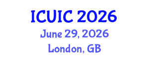 International Conference on Ubiquitous Intelligence and Computing (ICUIC) June 29, 2026 - London, United Kingdom International Conference on Ubiquitous Intelligence and Computing (ICUIC) June 29, 2026 - London, United Kingdom