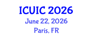 International Conference on Ubiquitous Intelligence and Computing (ICUIC) June 22, 2026 - Paris, France International Conference on Ubiquitous Intelligence and Computing (ICUIC) June 22, 2026 - Paris, France