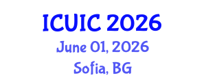 International Conference on Ubiquitous Intelligence and Computing (ICUIC) June 01, 2026 - Sofia, Bulgaria International Conference on Ubiquitous Intelligence and Computing (ICUIC) June 01, 2026 - Sofia, Bulgaria