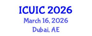 International Conference on Ubiquitous Intelligence and Computing (ICUIC) March 16, 2026 - Dubai, United Arab Emirates International Conference on Ubiquitous Intelligence and Computing (ICUIC) March 16, 2026 - Dubai, United Arab Emirates