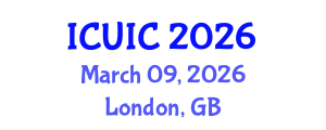 International Conference on Ubiquitous Intelligence and Computing (ICUIC) March 09, 2026 - London, United Kingdom International Conference on Ubiquitous Intelligence and Computing (ICUIC) March 09, 2026 - London, United Kingdom