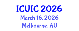 International Conference on Ubiquitous Intelligence and Computing (ICUIC) March 16, 2026 - Melbourne, Australia International Conference on Ubiquitous Intelligence and Computing (ICUIC) March 16, 2026 - Melbourne, Australia