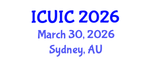 International Conference on Ubiquitous Intelligence and Computing (ICUIC) March 30, 2026 - Sydney, Australia International Conference on Ubiquitous Intelligence and Computing (ICUIC) March 30, 2026 - Sydney, Australia