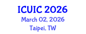 International Conference on Ubiquitous Intelligence and Computing (ICUIC) March 02, 2026 - Taipei, Taiwan International Conference on Ubiquitous Intelligence and Computing (ICUIC) March 02, 2026 - Taipei, Taiwan