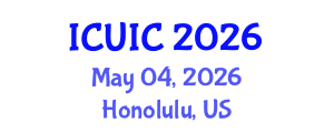 International Conference on Ubiquitous Intelligence and Computing (ICUIC) May 04, 2026 - Honolulu, United States International Conference on Ubiquitous Intelligence and Computing (ICUIC) May 04, 2026 - Honolulu, United States