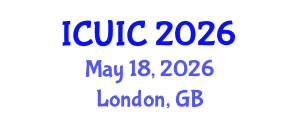 International Conference on Ubiquitous Intelligence and Computing (ICUIC) May 18, 2026 - London, United Kingdom International Conference on Ubiquitous Intelligence and Computing (ICUIC) May 18, 2026 - London, United Kingdom