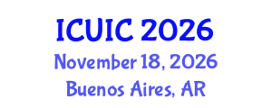International Conference on Ubiquitous Intelligence and Computing (ICUIC) November 18, 2026 - Buenos Aires, Argentina International Conference on Ubiquitous Intelligence and Computing (ICUIC) November 18, 2026 - Buenos Aires, Argentina