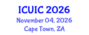 International Conference on Ubiquitous Intelligence and Computing (ICUIC) November 04, 2026 - Cape Town, South Africa International Conference on Ubiquitous Intelligence and Computing (ICUIC) November 04, 2026 - Cape Town, South Africa