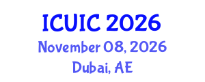 International Conference on Ubiquitous Intelligence and Computing (ICUIC) November 08, 2026 - Dubai, United Arab Emirates International Conference on Ubiquitous Intelligence and Computing (ICUIC) November 08, 2026 - Dubai, United Arab Emirates